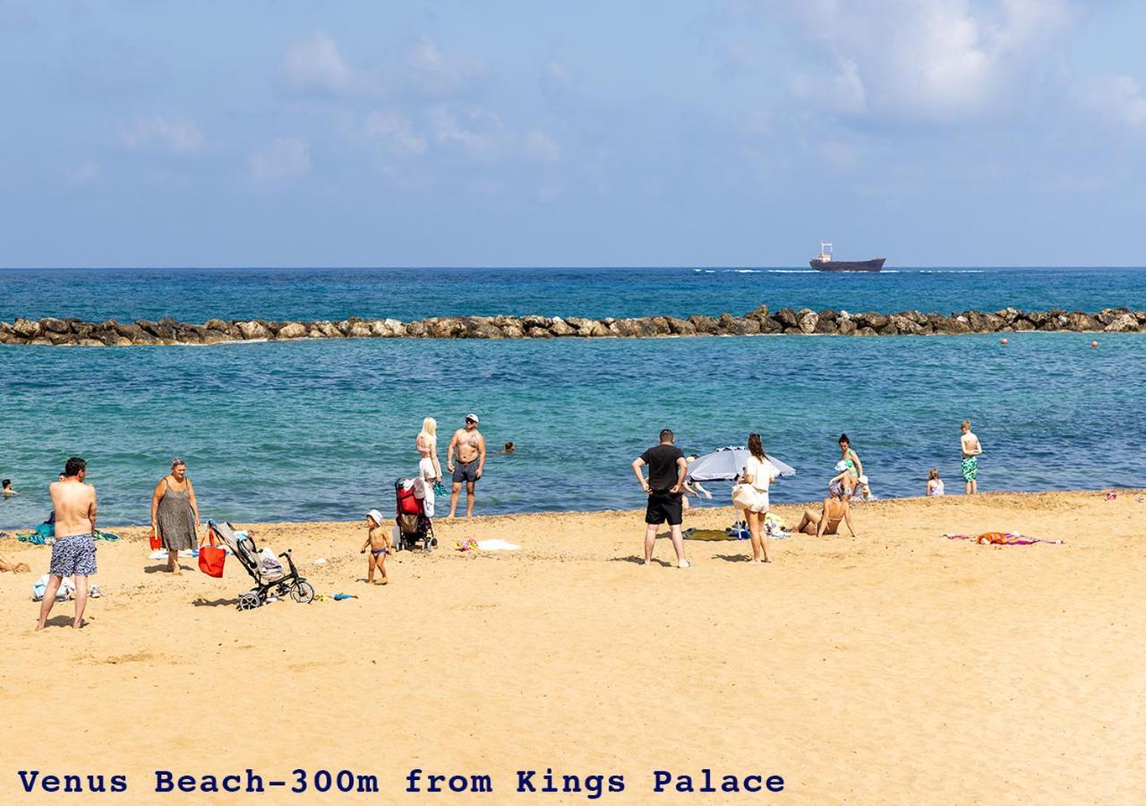 105 Kings Palace - Fabulous 2 Bed, 2 Bath, Large Patio With Garden - Sea Views Paphos Buitenkant foto