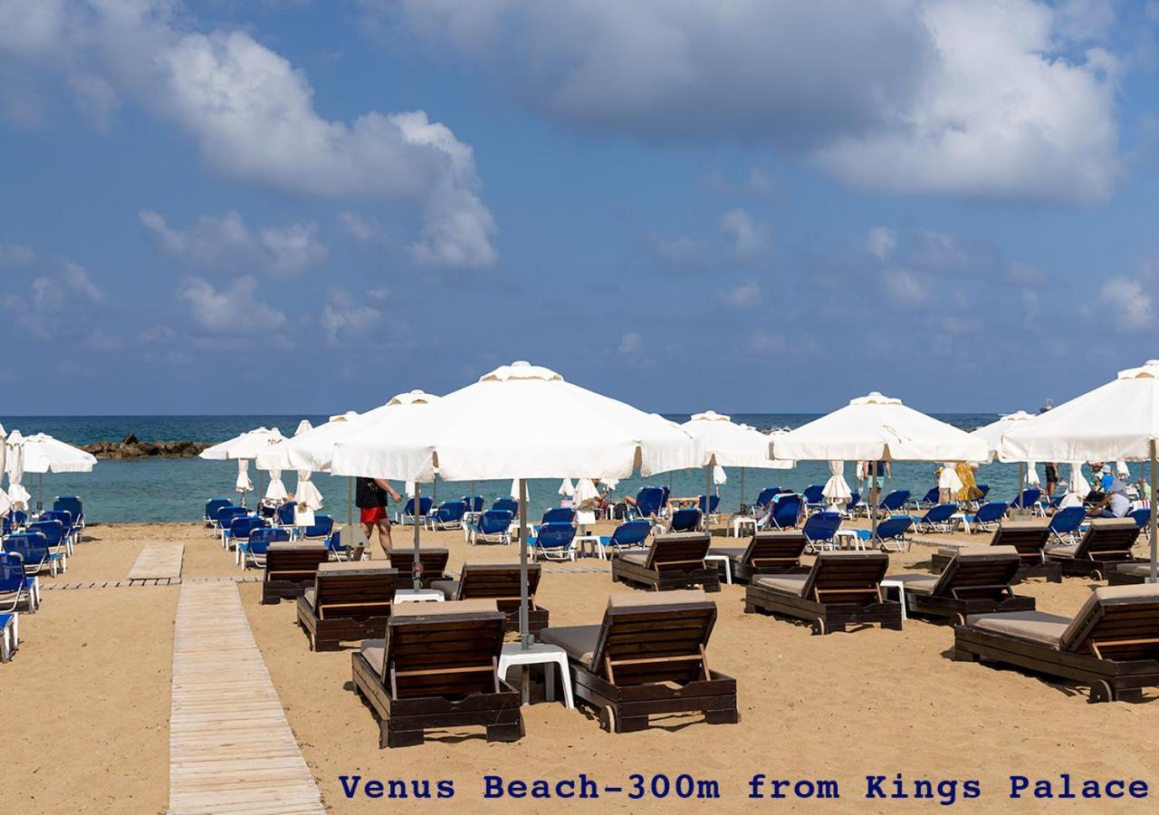 105 Kings Palace - Fabulous 2 Bed, 2 Bath, Large Patio With Garden - Sea Views Paphos Buitenkant foto